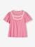 T-shirt blouse fille détails jour échelle rose bonbon - vertbaudet enfant 
