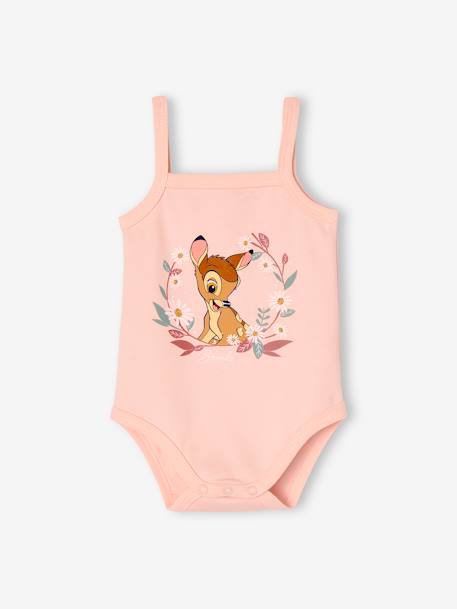 Pack of 2 Bambi by Disney® Bodysuits for Babies old rose - vertbaudet enfant 