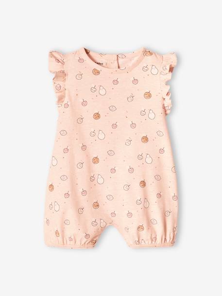 Set of 2 Fruity Jumpsuits for Babies pale pink - vertbaudet enfant 