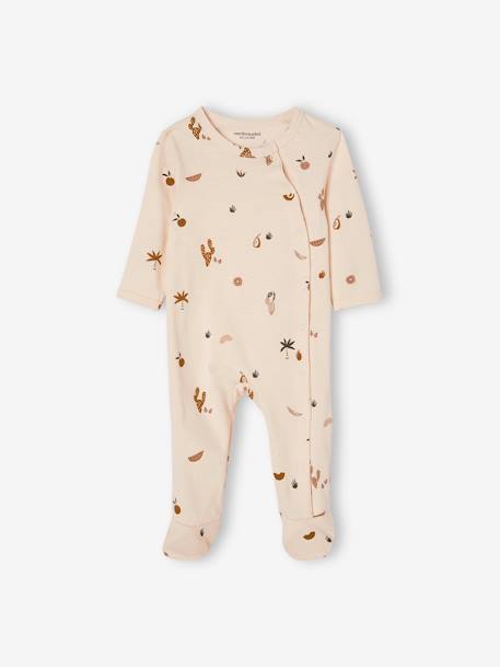 Pack of 2 Fruity Sleepsuits for Babies pecan nut - vertbaudet enfant 