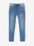 Jean garçon droit facile à enfiler denim effet molleton BRUT FONCE+denim black+denim bleached+denim gris+double stone+STONE MOYEN - vertbaudet enfant 