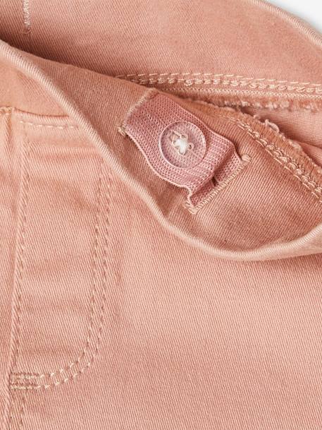 Tregging brodé MorphologiK Medium Fille rose poudré - vertbaudet enfant 