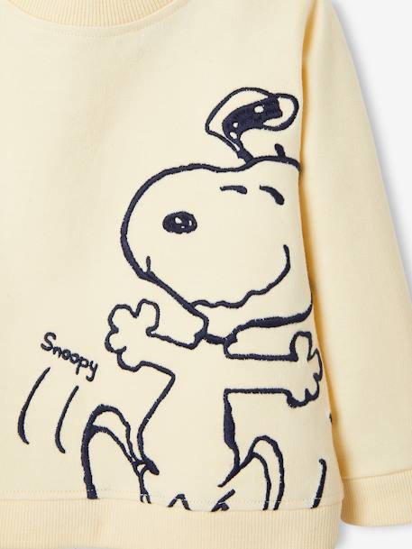 Snoopy Sweatshirt for Baby Boys, by Peanuts® beige - vertbaudet enfant 