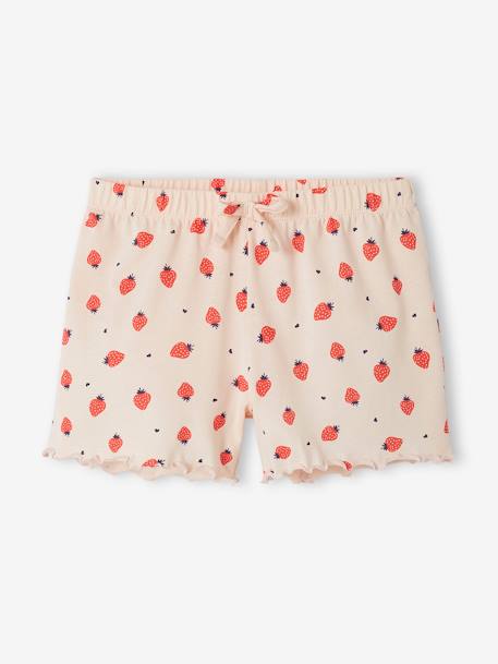 Lot de 2 shorts de pyjama fille rose - vertbaudet enfant 