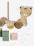 Stackable Pull-Along Tiger in FSC® 100% Wood green - vertbaudet enfant 