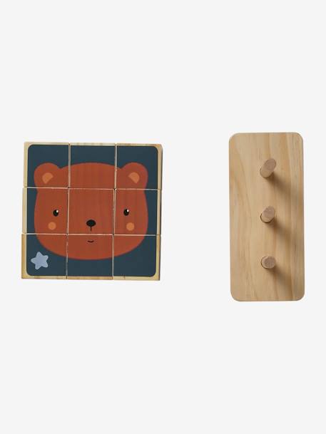 Stacking Cubes Puzzle in FSC® Wood wood - vertbaudet enfant 