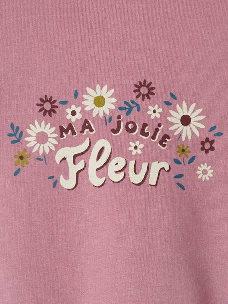 Printed Sweatshirt for Babies mauve - vertbaudet enfant 