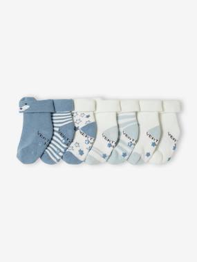 Baby-Pack of 7 pairs of "Stars & Fox" Socks for Babies