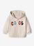 Sweat bébé zippé à capuche bleu ciel+écru - vertbaudet enfant 