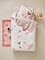 Children's Duvet Cover & Pillowcase Set, Flight Theme Pink/Print - vertbaudet enfant 