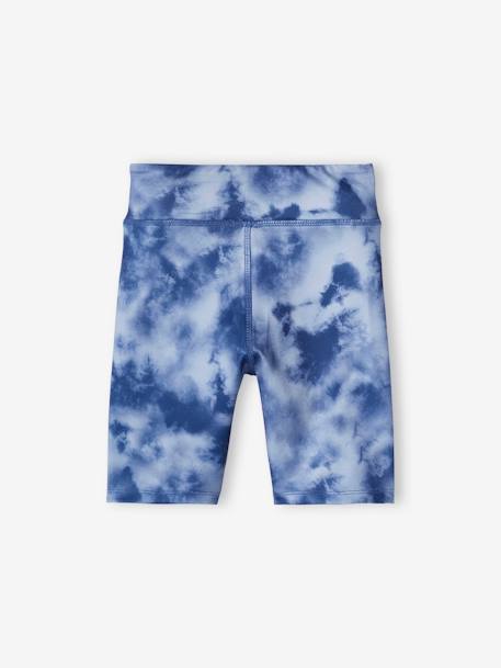 Techno Shorts, Tie-Dye Print, for Girls blue - vertbaudet enfant 