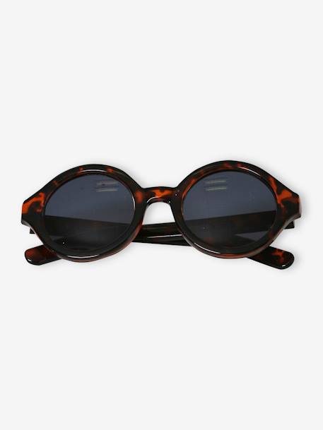 Rounded Sunglasses with Fancy Motif, for Girls cappuccino - vertbaudet enfant 