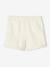 Fabric Shorts with Flap-Opening Effect for Girls ecru - vertbaudet enfant 