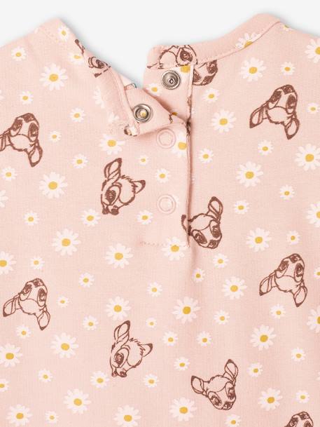 Ensemble fille 2 pièces Disney® Bambi combinaison + bandeau vieux rose - vertbaudet enfant 