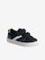 Baskets enfant cuir scratchs bleu jean+lot bleu+lot vert+marine - vertbaudet enfant 