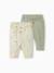 Pack of 2 Cotton Gauze Trousers for Babies aqua green - vertbaudet enfant 