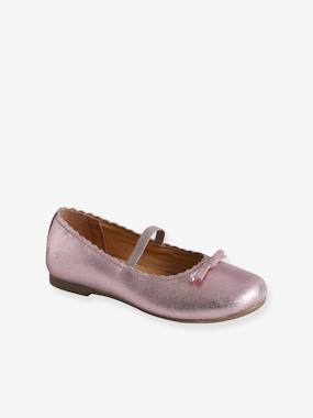 Shoes-Leather Ballet Pumps, for Girls
