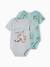 Pack of 2 Chip 'n' Dale Bodysuits for Baby Boys by Disney® sage green - vertbaudet enfant 