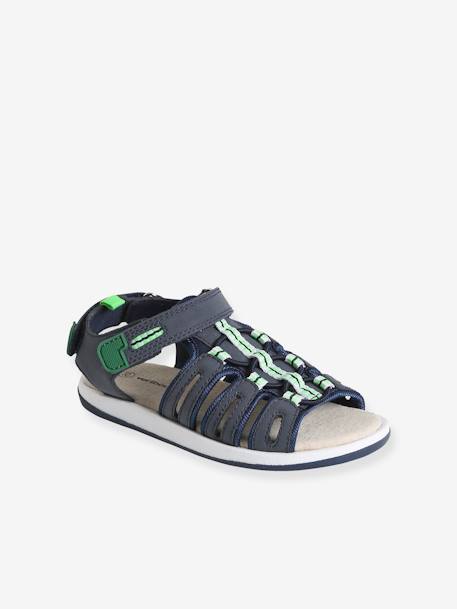 Hook-and-Loop Strap Sandals for Children navy blue - vertbaudet enfant 