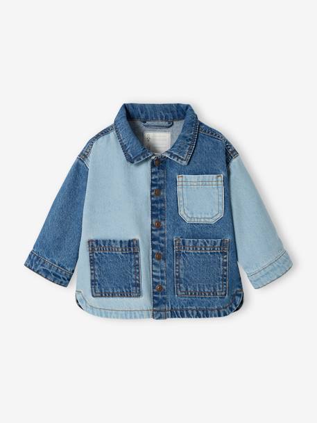 VERTBAUDET Veste Jean Bébé Garçon Stone - 24 Mois (86cm)