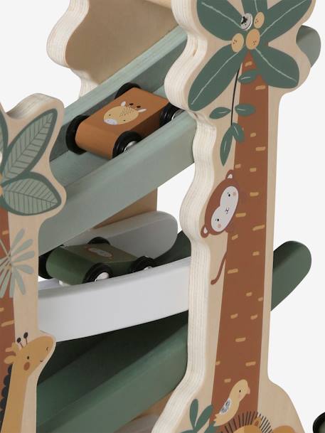 Le toboggan des animaux TANZANIE en bois FSC® vert - vertbaudet enfant 