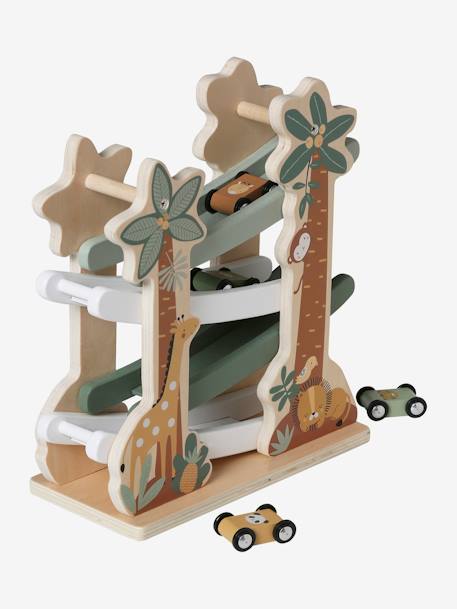 Le toboggan des animaux TANZANIE en bois FSC® vert - vertbaudet enfant 