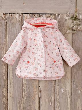 Hooded Raincoat for Baby Girls  - vertbaudet enfant