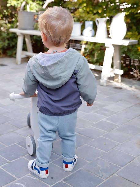 Trousers in Lightweight Denim, for Babies bleached denim+brut denim - vertbaudet enfant 