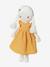 Fabric Doll + 2 Dresses WHITE MEDIUM SOLID - vertbaudet enfant 