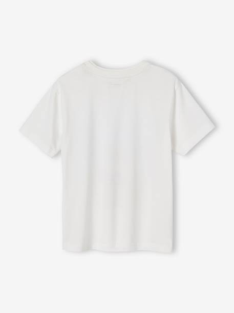 T-Shirt with Car Photo Print, for Boys white - vertbaudet enfant 