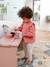 Blouse bébé gaze de coton à volants écru+vert amande+vieux rose - vertbaudet enfant 