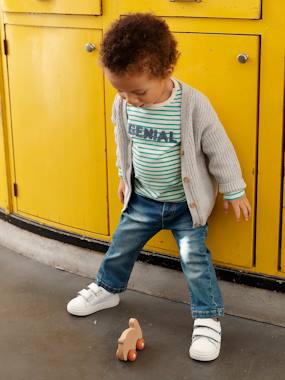 Baby Boys' Straight-Cut Jeans  - vertbaudet enfant