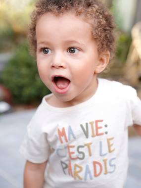 Short Sleeve "Paradise" T-Shirt for Babies  - vertbaudet enfant