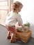 Cardigan in Brioche Stitch, Iridescent Motif, for Babies ecru - vertbaudet enfant 