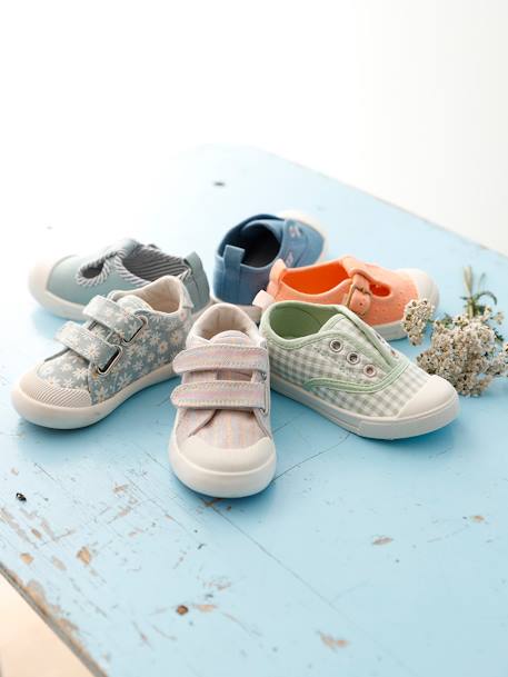 Baskets scratchées bébé en toile - multicolore, Chaussures