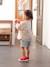 Paperbag Shorts with Belt for Babies BLUE LIGHT WASCHED - vertbaudet enfant 