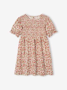 Smocked Dress for Girls  - vertbaudet enfant