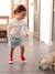 Paperbag Shorts with Belt for Babies BLUE LIGHT WASCHED - vertbaudet enfant 