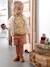 Cardigan in Brioche Stitch, Iridescent Motif, for Babies ecru - vertbaudet enfant 