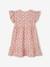 Envelope-Type Dress with Apple Print, in Cotton Gauze, for Girls ecru - vertbaudet enfant 
