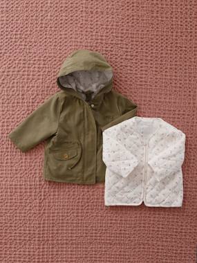 -3-in-1 Parka with Detachable Bodywarmer, for Babies