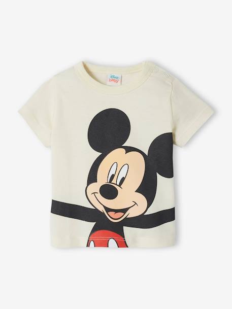 T-Shirt for Baby Boys, Mickey Mouse by Disney® ecru - vertbaudet enfant 