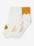 Pack of 2 Pairs of 'Bee' Socks for Babies ecru - vertbaudet enfant 