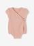 Cotton Gauze Bodysuit for Newborn Babies rosy - vertbaudet enfant 