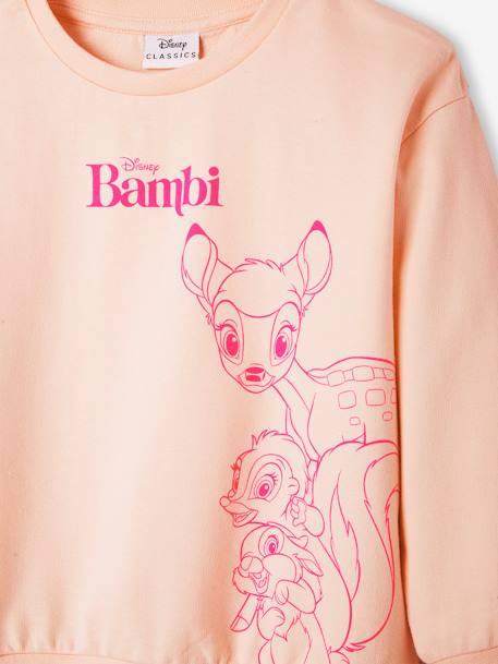 Bambi Sweatshirt for Girls, by Disney® old rose - vertbaudet enfant 
