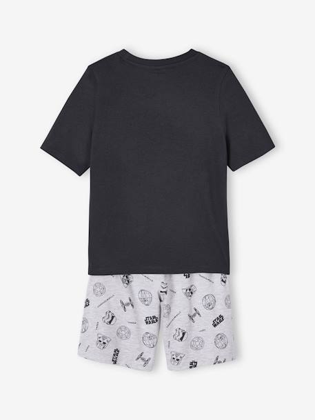 Pyjashort garçon Star Wars imprimé phosphorescent noir - vertbaudet enfant 