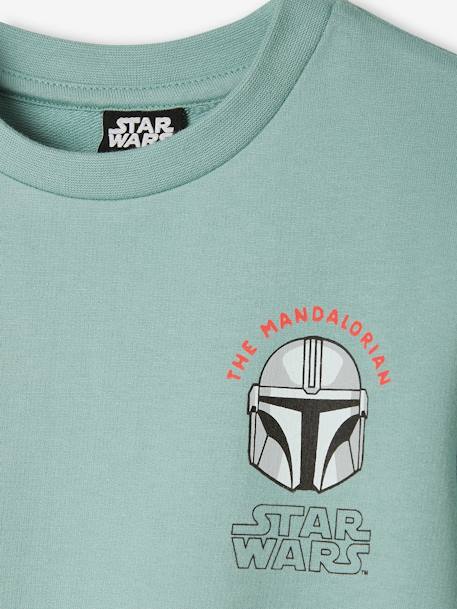 Sweatshirt for Boys, Star Wars® The Mandalorian - aqua green,