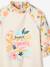 UV Protection T-Shirt + Briefs Swimsuit Set for Girls pale pink - vertbaudet enfant 