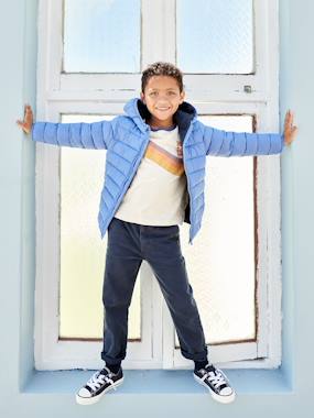 Lightweight Jacket with Recycled Polyester Padding & Hood for Boys  - vertbaudet enfant