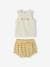 Terry Cloth Shorts & Sleeveless Top Outfit for Babies pale yellow - vertbaudet enfant 